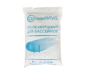 Пісок кварцовий Aquaviva 0,4-0,8 (25 кг)